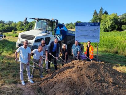 Spatenstich - Tiergartental - Renaturierung Tiergartenbach